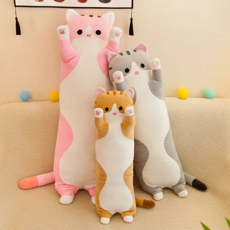 Long Cat Plush Pillow