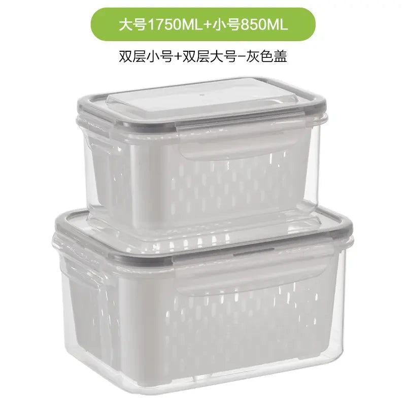 Stackable Drainable Produce Bins