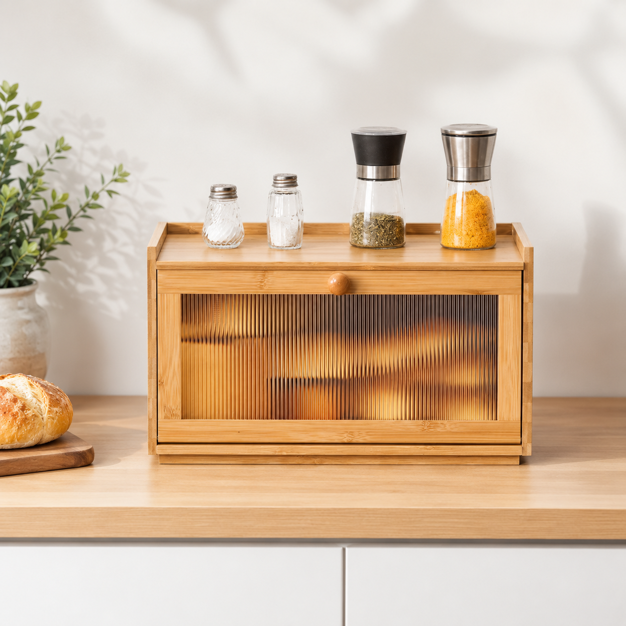 Bread Box For Kitchen Counter