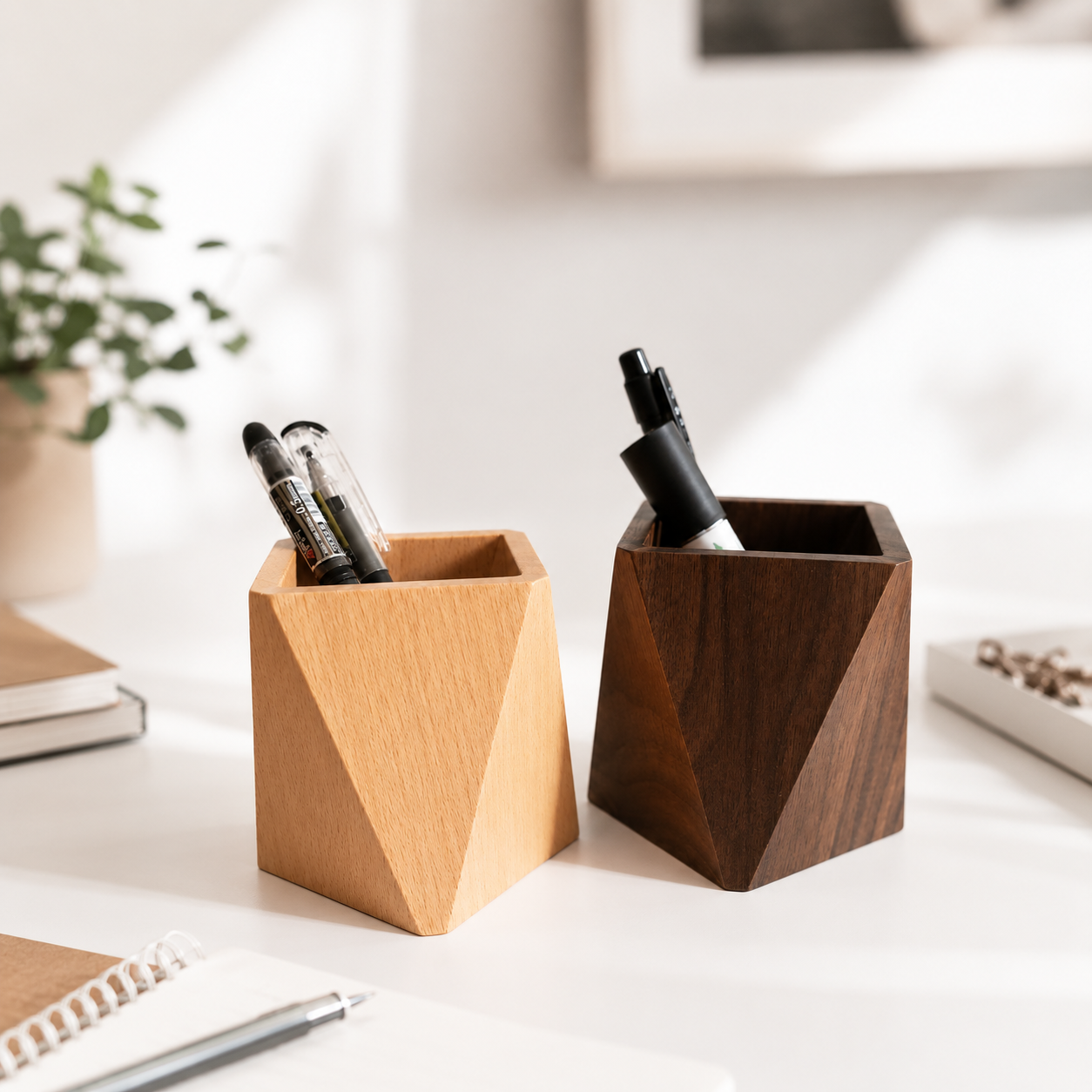 Modern Geometric Pencil Holder