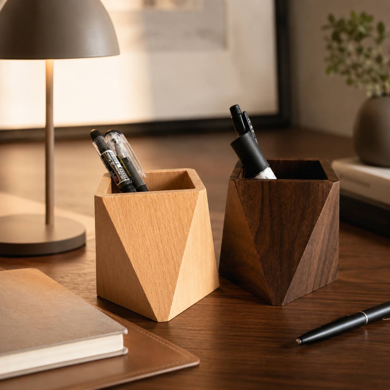 Modern Geometric Pencil Holder