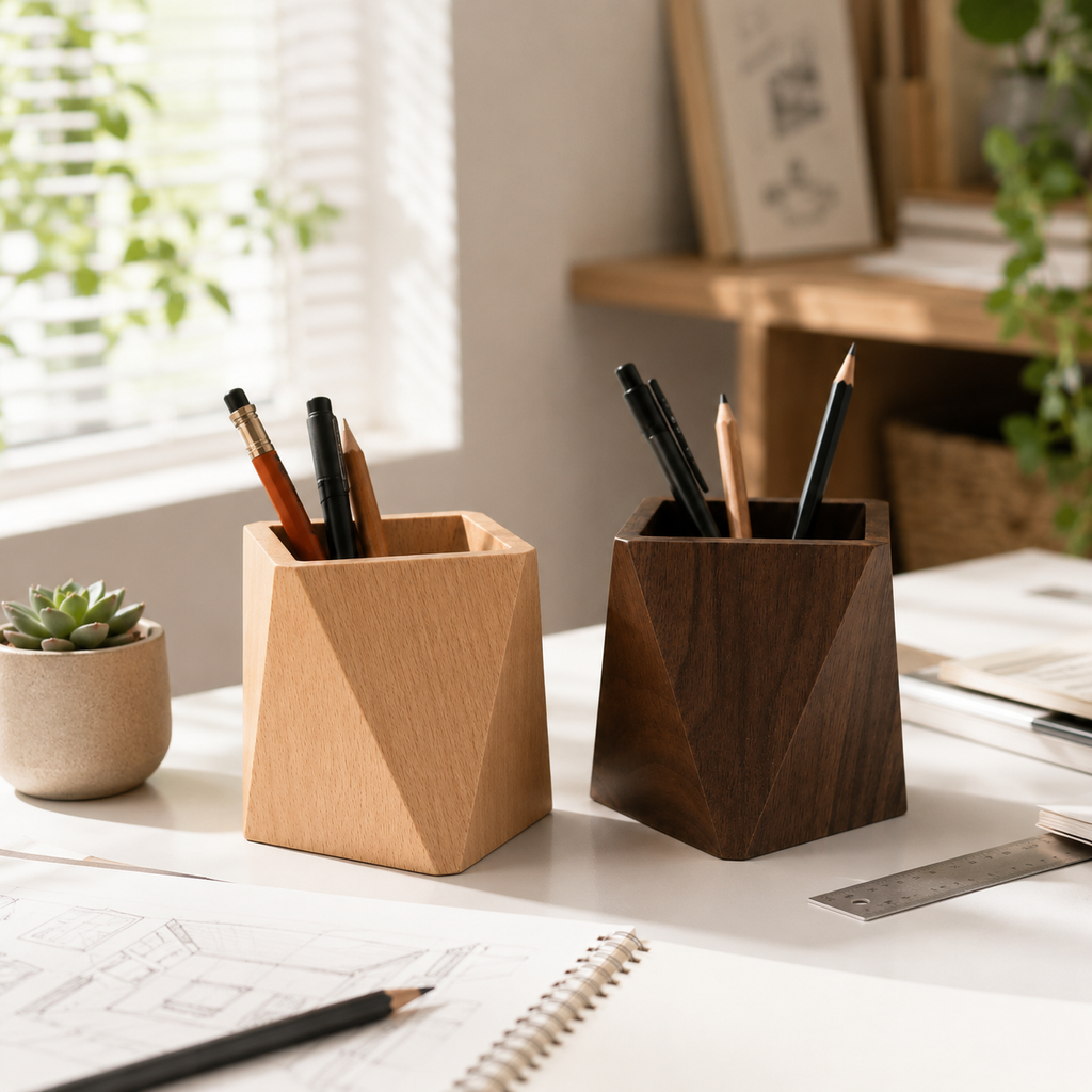 Modern Geometric Pencil Holder